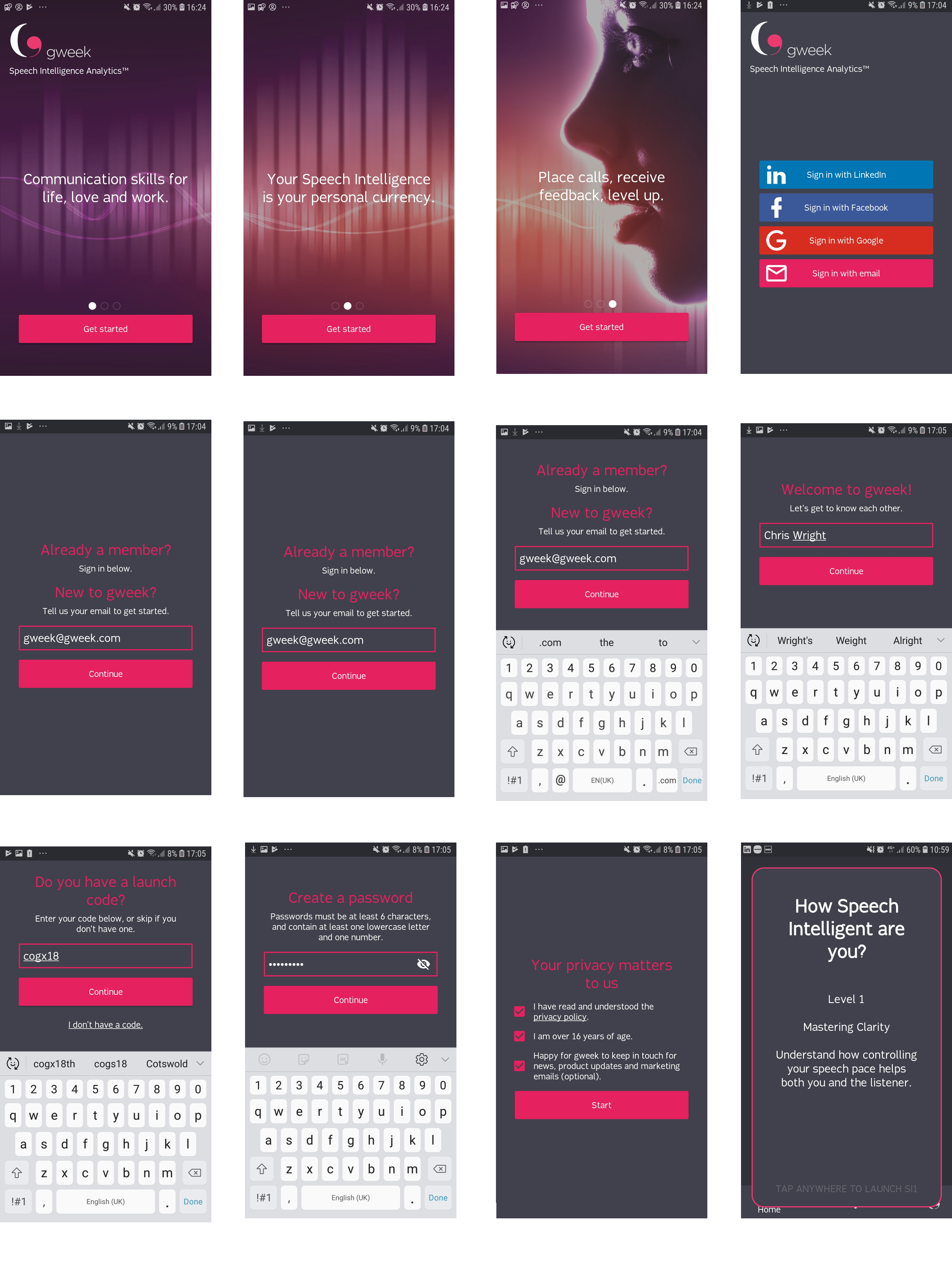 Redesigned B2C onboarding